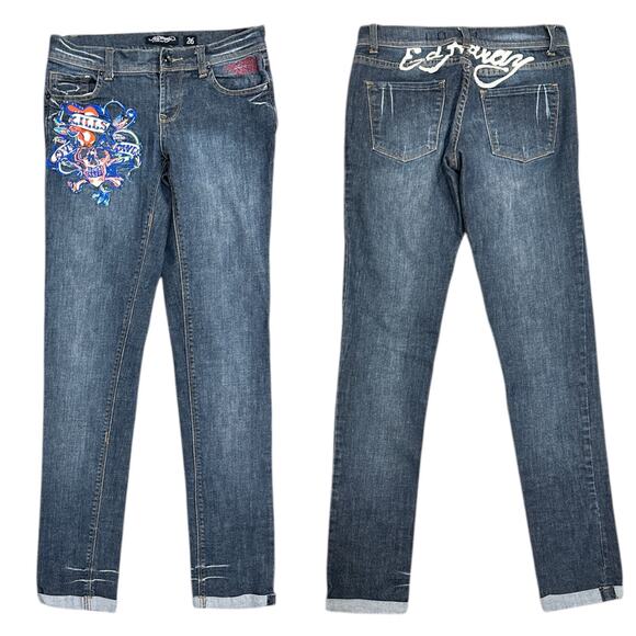 Ed Hardy 05’ Love Kills Slowly Jeans - Picture 1 of 9
